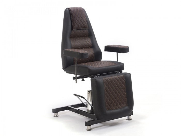 Royal Yükseklik Hareketli Hidrolikli Koltuk | Kahverengi - Siyah