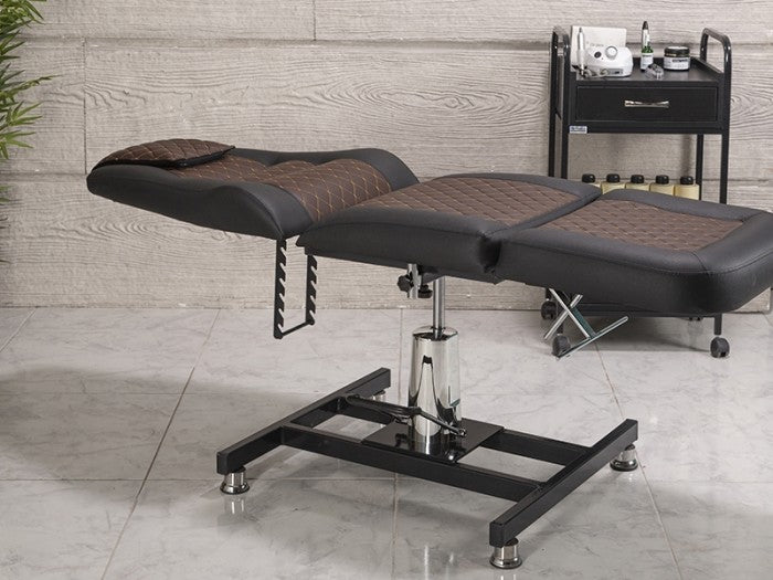 Royal Yükseklik Hareketli Hidrolikli Koltuk | Kahverengi - Siyah