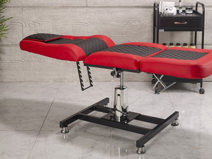 Royal Yükseklik Hareketli Hidrolikli Koltuk | Kırmızı - Siyah
