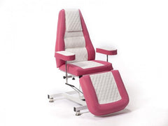 Royal Yükseklik Hareketli Hidrolikli Koltuk | Pembe - Beyaz